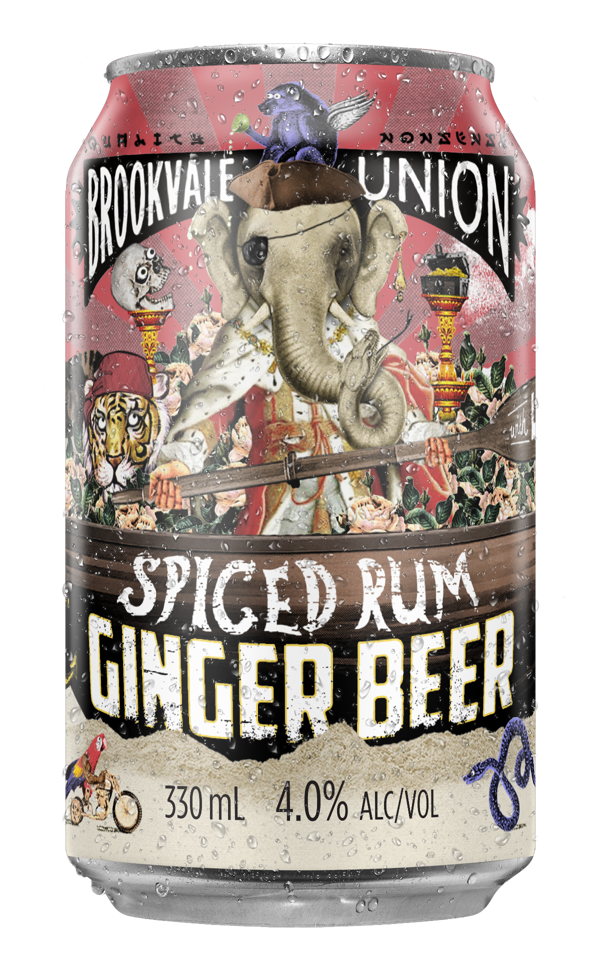 Spiced Rum & Lime Ginger Beer